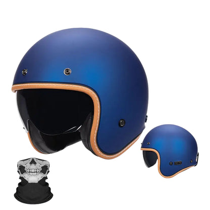 Casque Vintage Jet Rétro Moderne