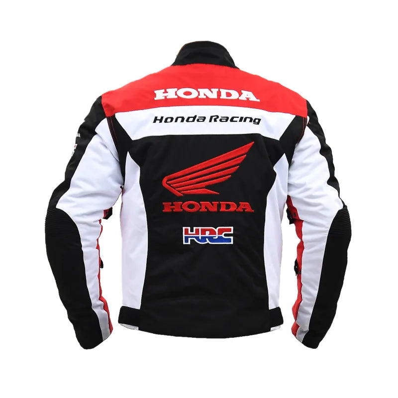 Veste Moto Racing Honda – Style Compétition avec Protections