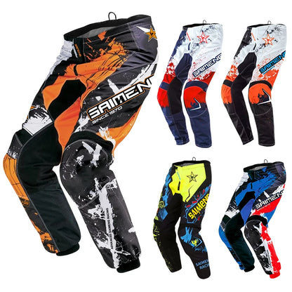 Pantalon Motocross MX SAIMENG RACING – Équipement Off-Road Haute Performance