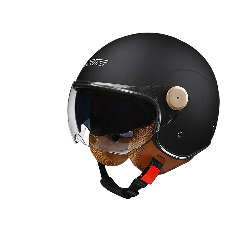 Casque Moto Jet Rétro TT