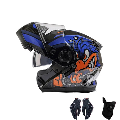 Casque Moto Modulable Double Visière ECE