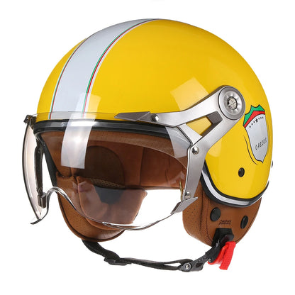 Casque Jet Retro Vintage Style Chopper BLD-288