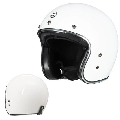 Casque Moto Vintage Jet Rétro HEROBIKER