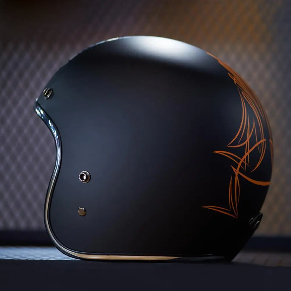 Casque Moto Vintage Jet Rétro HEROBIKER