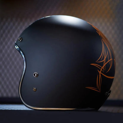 Casque Moto Vintage Jet Rétro HEROBIKER