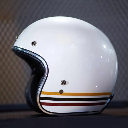 Casque Moto Vintage Jet Rétro HEROBIKER