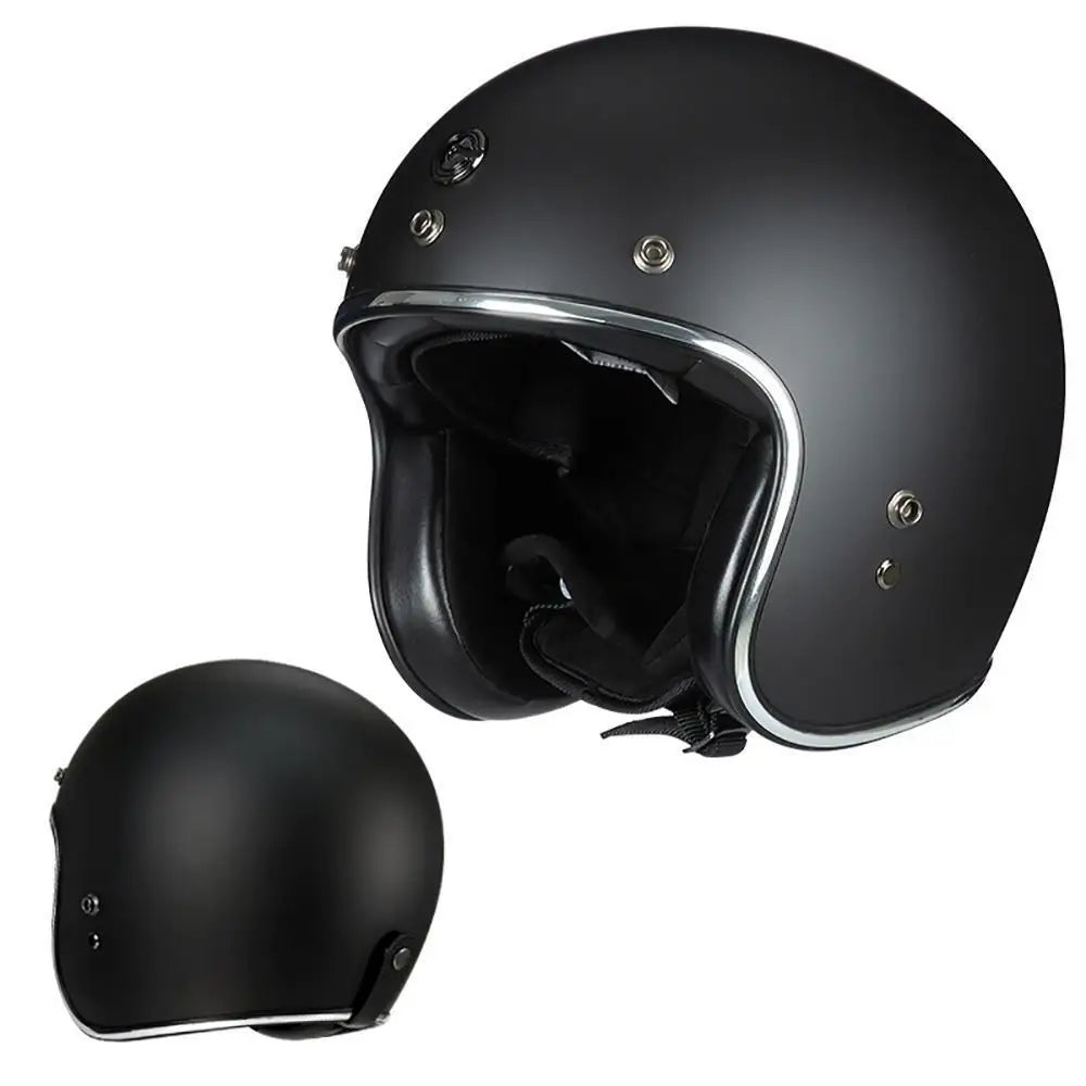 Casque Moto Vintage Jet Rétro HEROBIKER