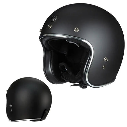 Casque Moto Vintage Jet Rétro HEROBIKER
