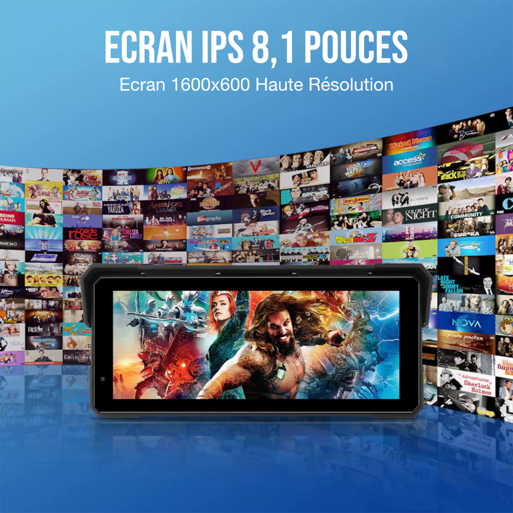 Écran moto JMCQ 8.1"