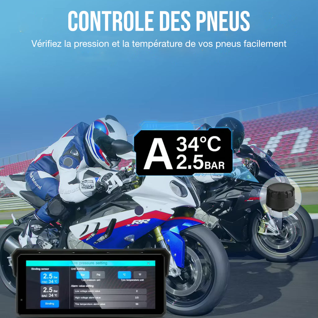 Écran moto JMCQ 8.1"