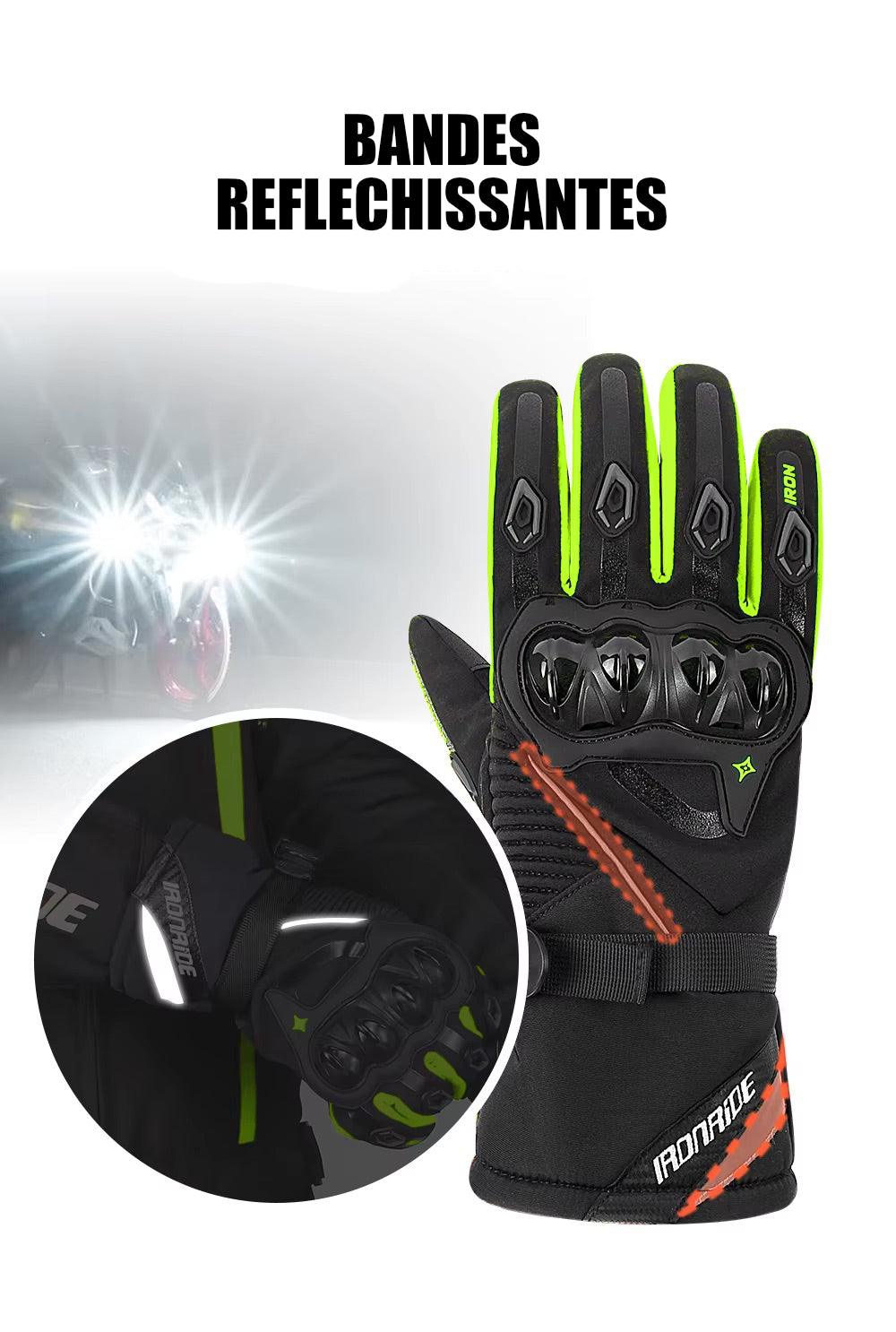 Gants Moto Hiver Étanches IRON RIDE